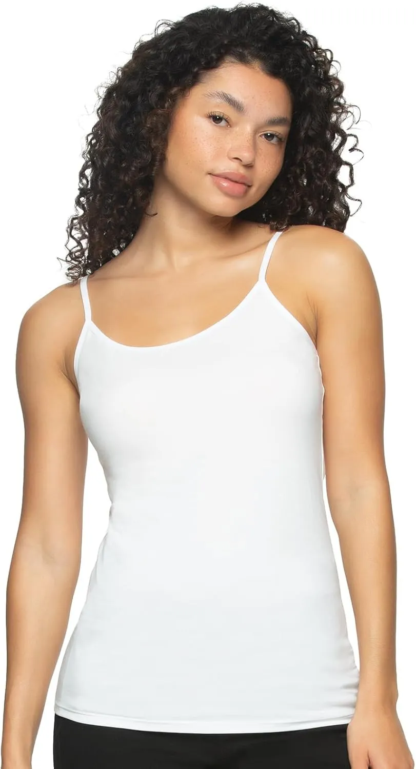 Felina | Cotton Modal Camisole | Stretch | Basic White