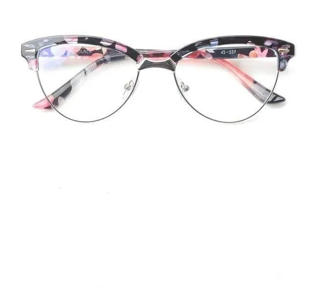 Flaunt Semi-Rimless Women's Anti-Blue Light Glasses