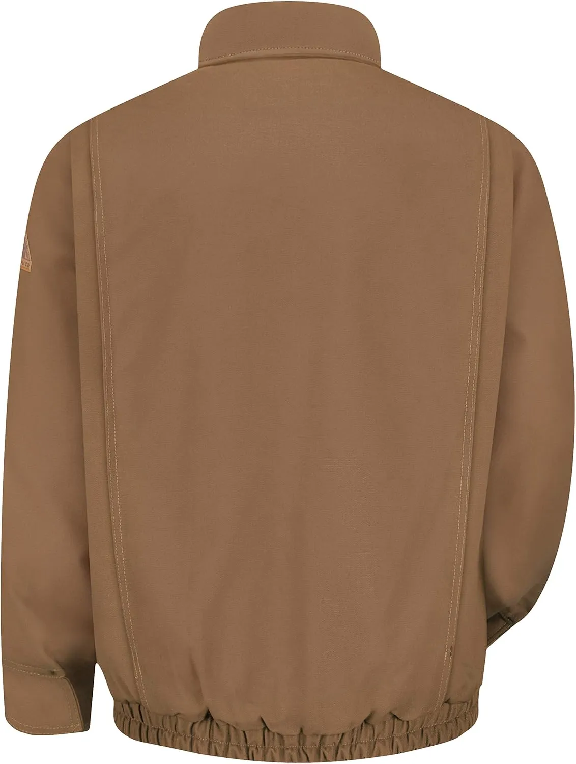 FR Men's Bulwark 11 oz Brown Duck Excel FR ComforTouch Lined Bomber Jacket