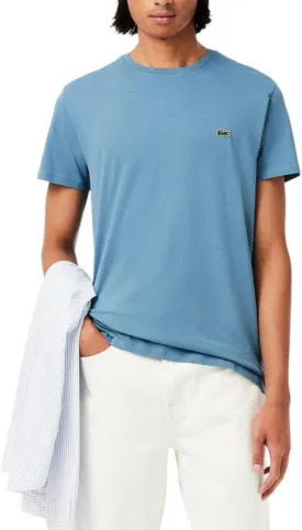 Lacoste Men's Monochrome Cotton Pima Jersey Crew Neck T-Shirt
