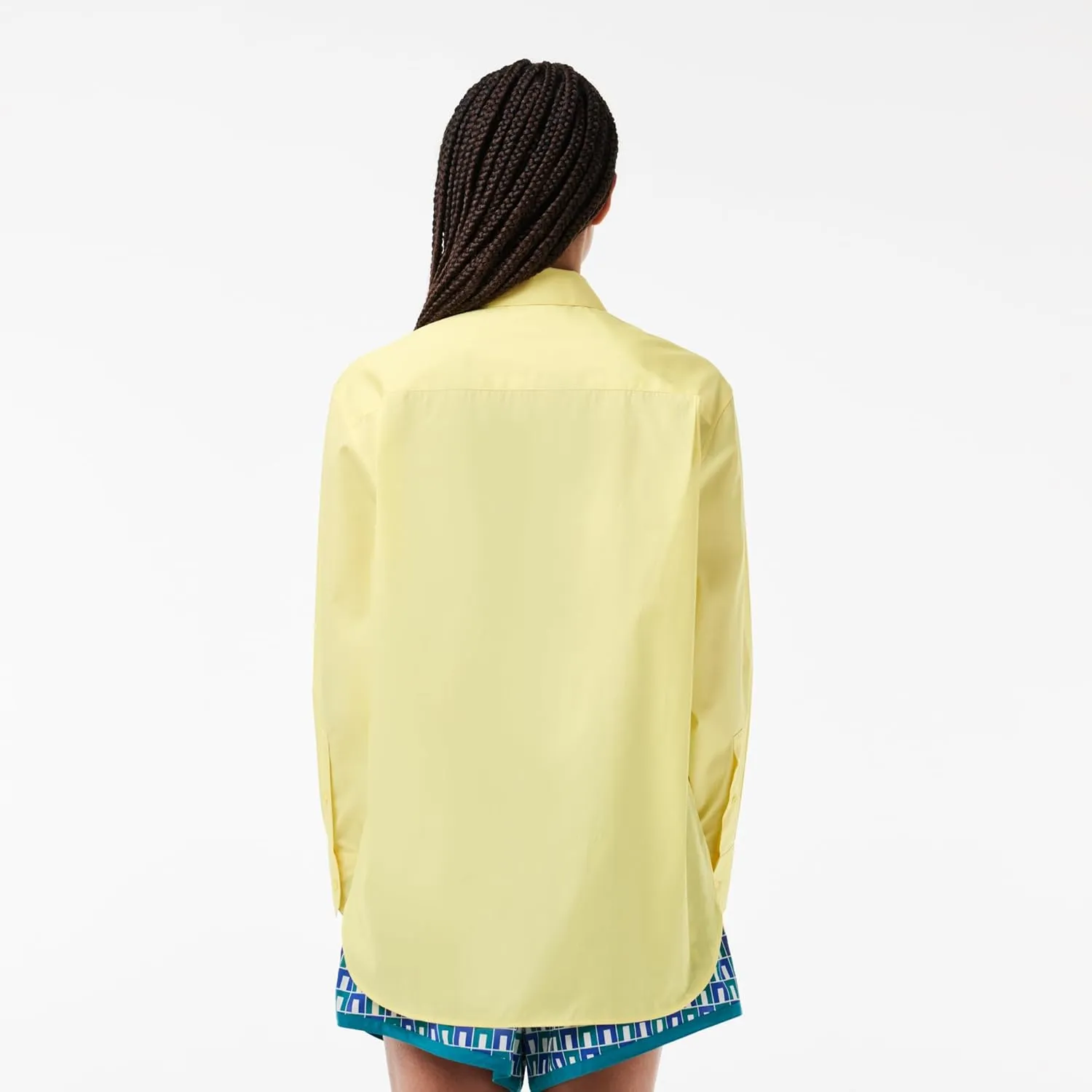 Lacoste Women's Oversize Cotton Poplin Shirt