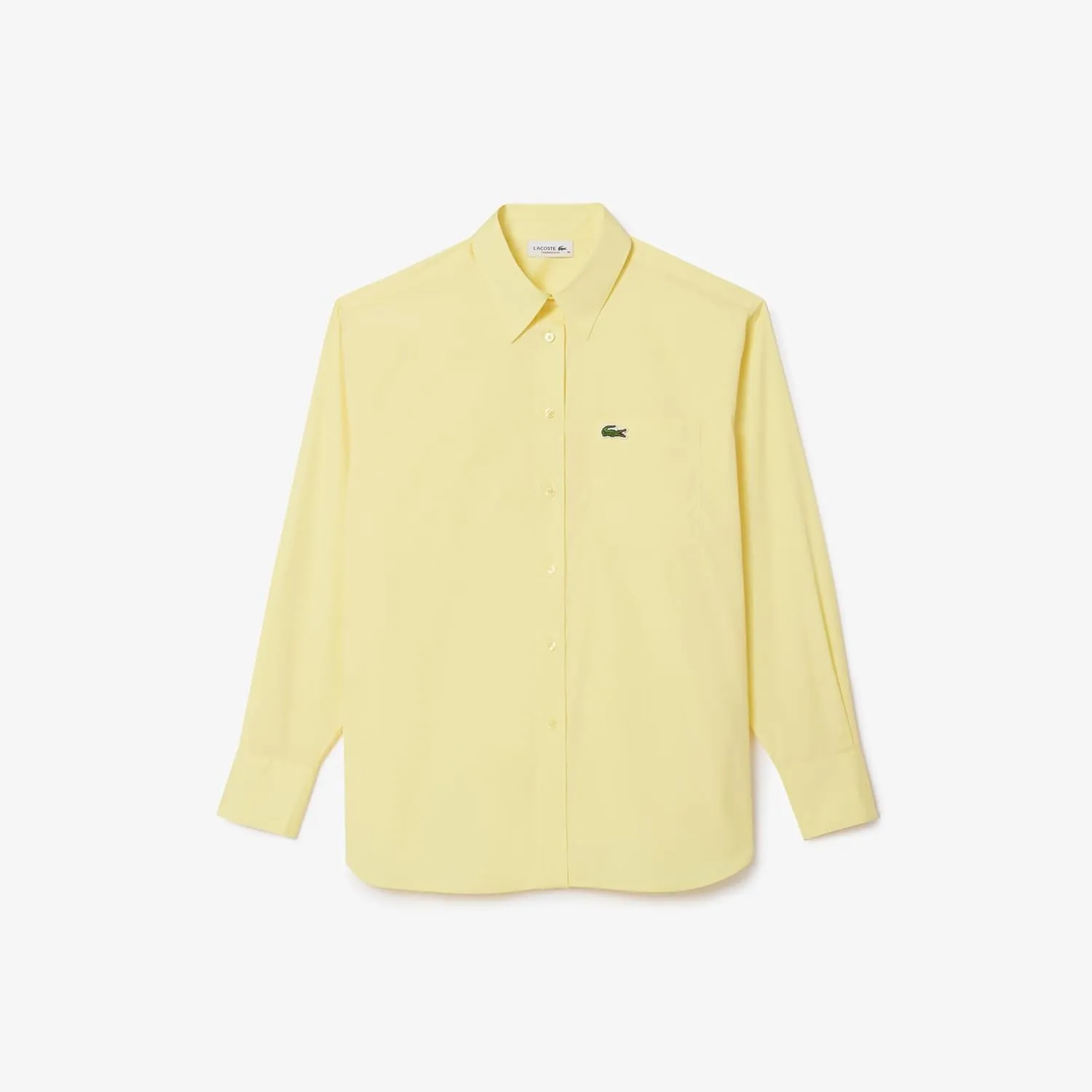 Lacoste Women's Oversize Cotton Poplin Shirt