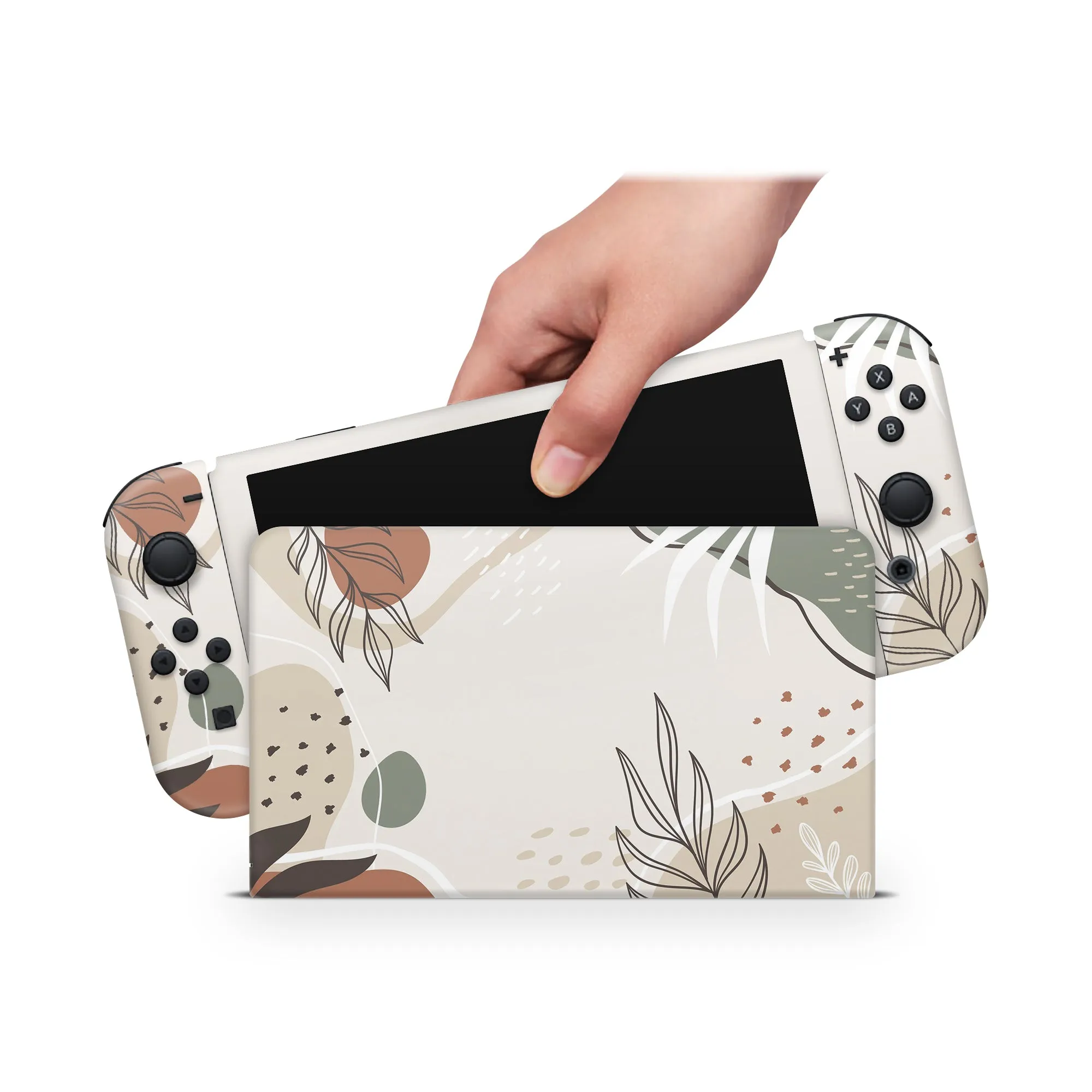 Nintendo Switch Oled Skin Decals - Natural - Wrap Vinyl Sticker