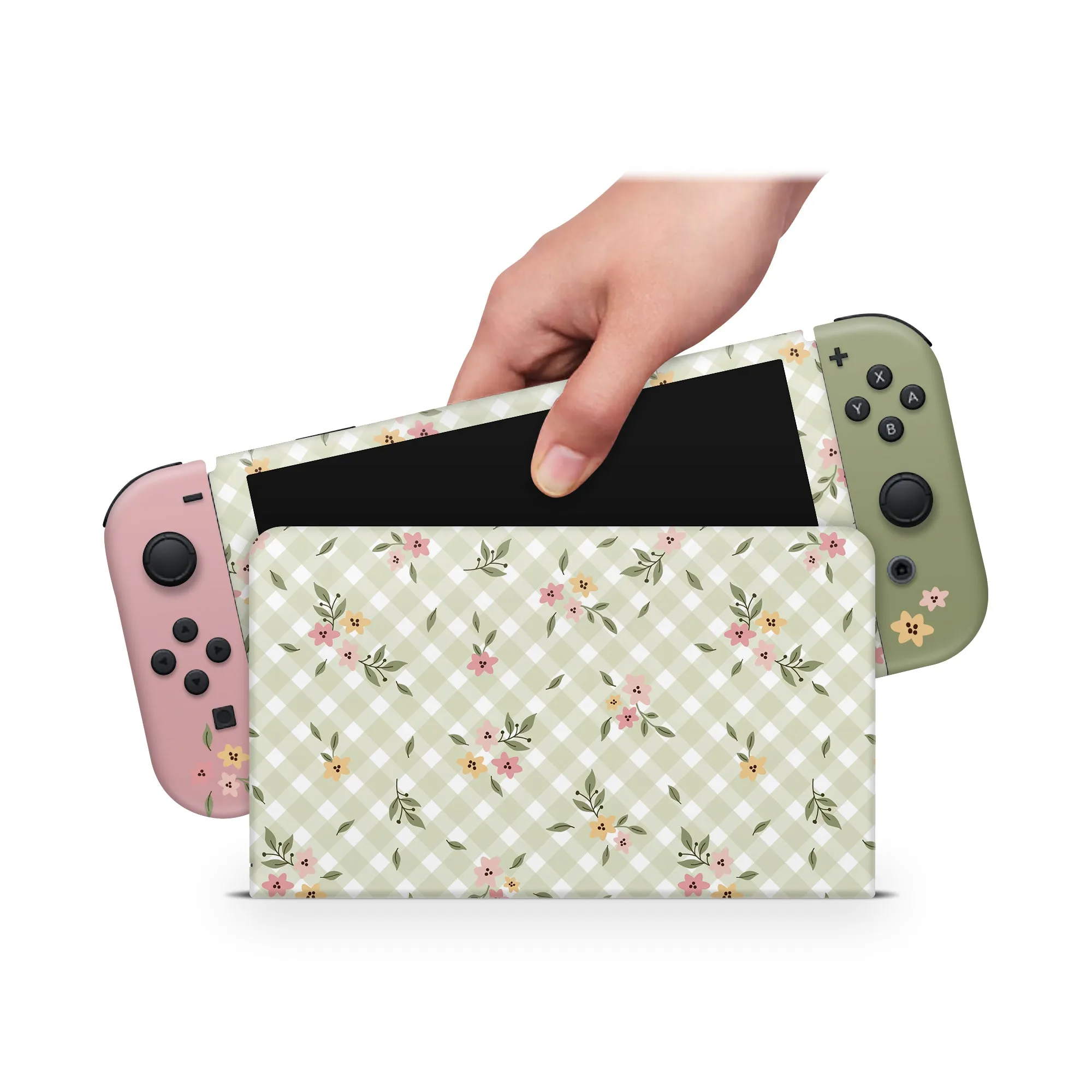 Nintendo Switch Oled Skin Decals - Spring Flavor  - Wrap Vinyl Sticker