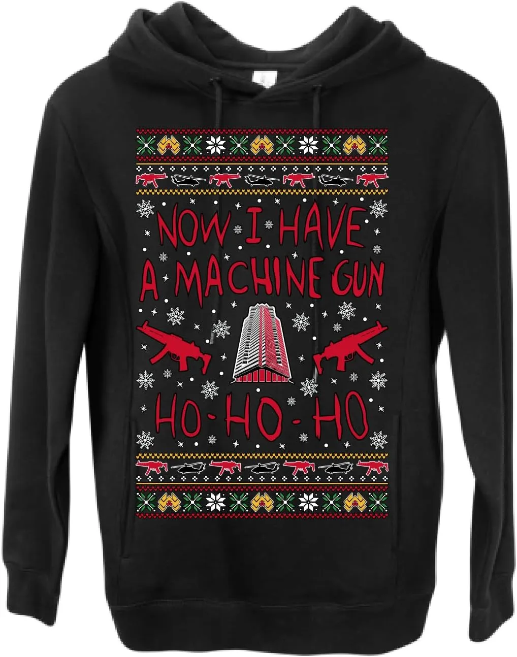 Wild Bobby Nakatomi Plaza Christmas Party 1988 Classic McClane Die Hard Ugly Christmas Sweater Premium Hoodie