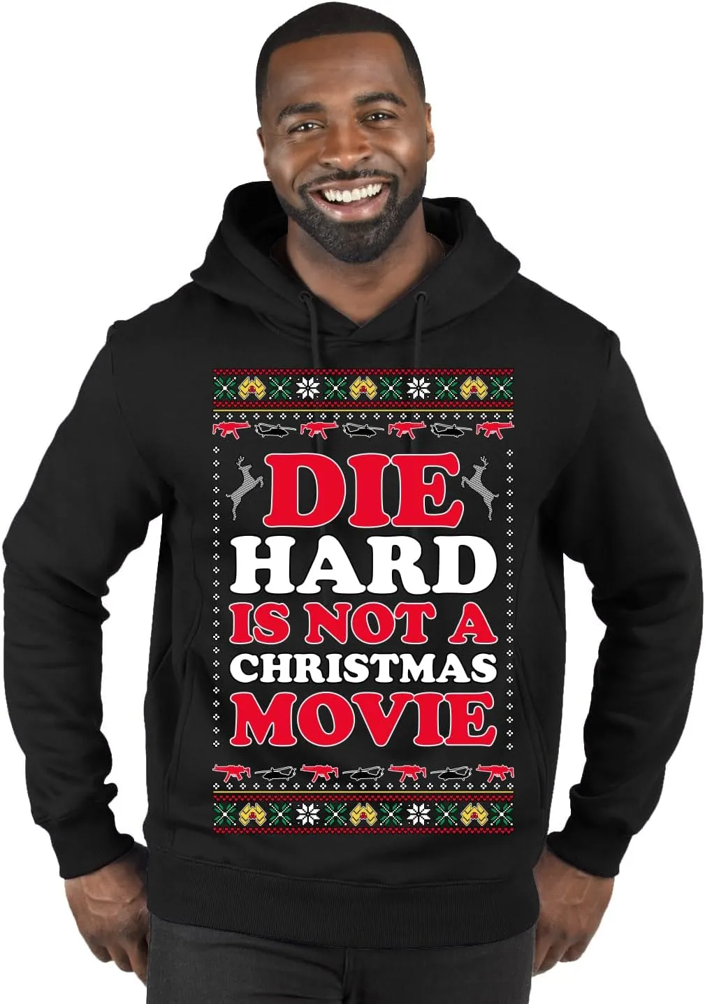 Wild Bobby Nakatomi Plaza Christmas Party 1988 Classic McClane Die Hard Ugly Christmas Sweater Premium Hoodie